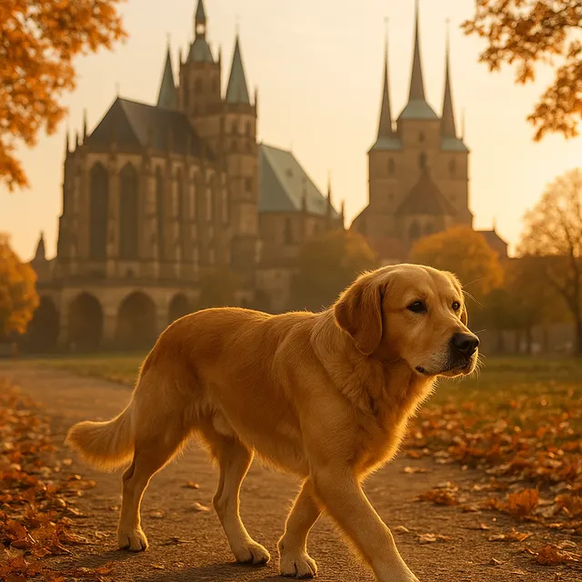 Mit Hund in Erfurt