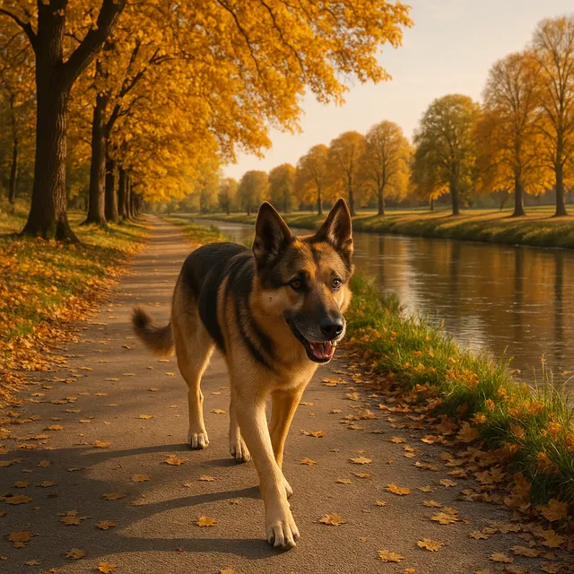 Mit Hund in Gera