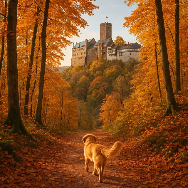 Mit Hund in Eisenach