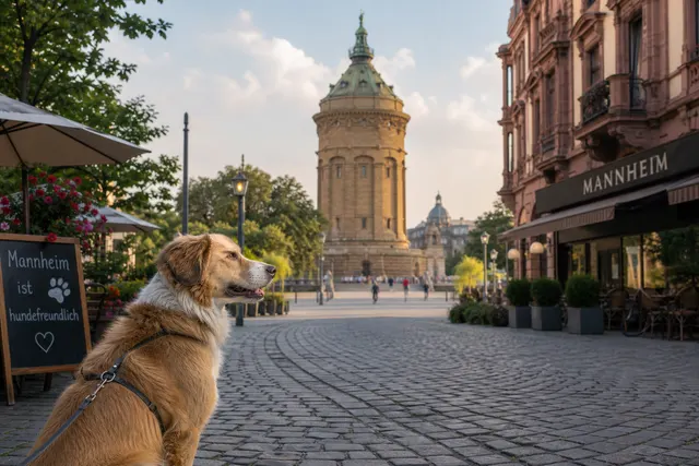 Mit Hund in Mannheim