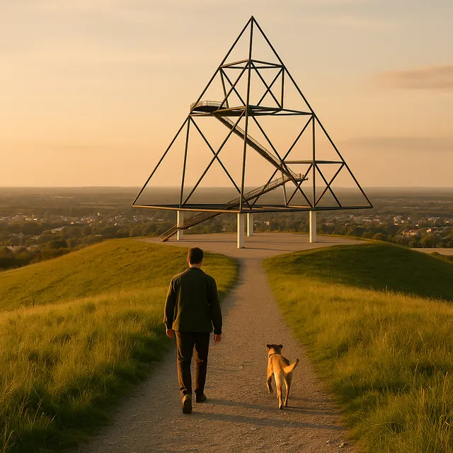 Halde Beckstraße mit Tetraeder